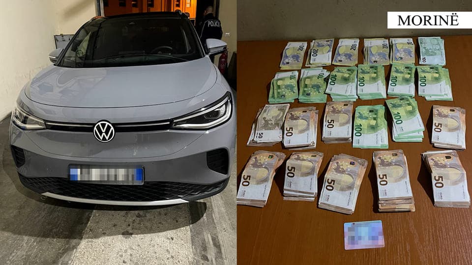 Kosovari u mundua t'i fusë 23 mijë euro të pa deklaruara në Shqipëri