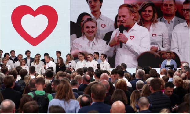 Zgjedhjet në Poloni, Donald Tusk e shpall fitoren