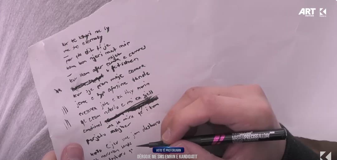 Azemi i shkruan letër dashurie Albës: Do të vazhdoj të luftoj (VIDEO)