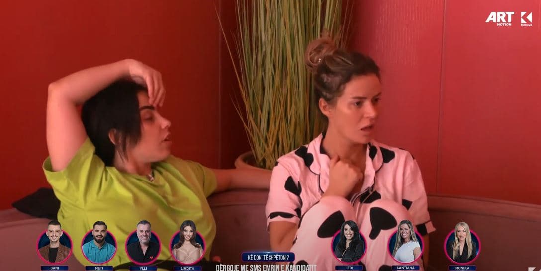 Ylli, Santiana dhe Linda flasin për Ledin, imitojnë mimikat e saj (VIDEO)