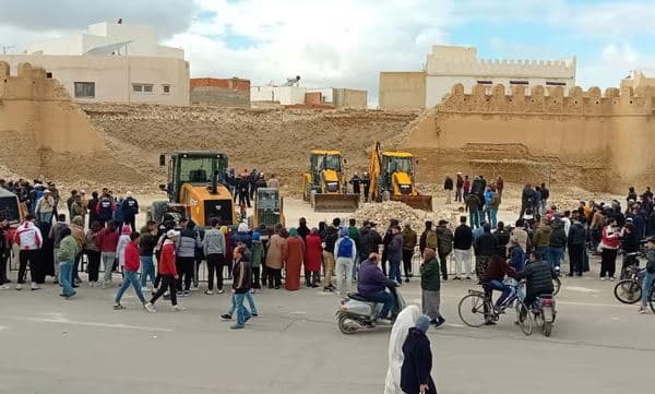 Tunizi: Vdesin tre persona pas shembjes së murit antik në vendin e trashëgimisë botërore të UNESCO-s