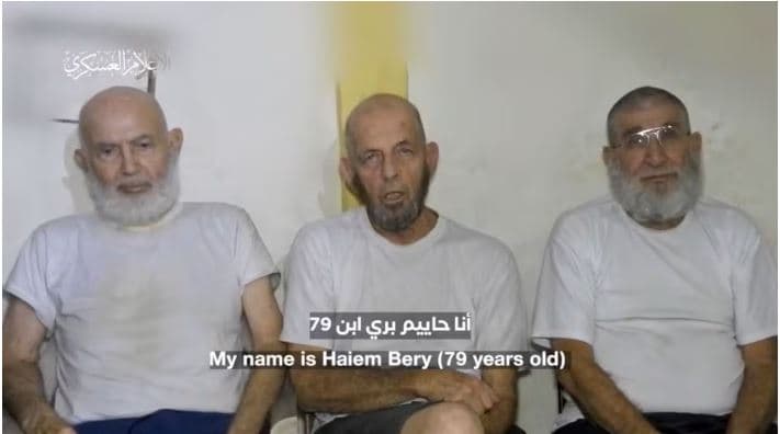 Hamasi publikon një video të tre pengjeve të moshuar izraelitë 