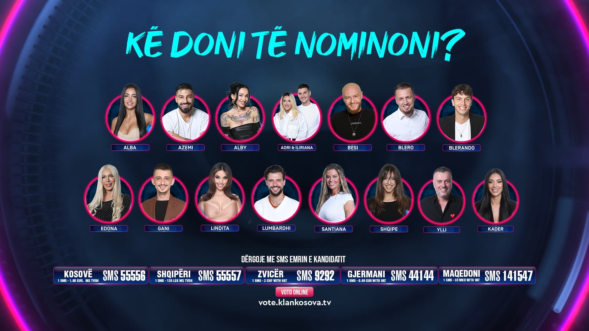 Mbyllet televotimi për banorët që publiku deshi t'i nominojë