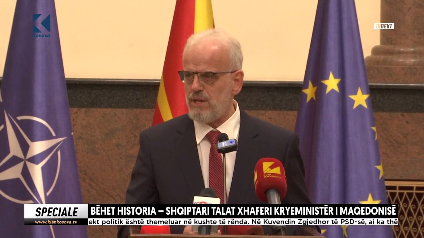 Fjalimi i parë i Talat Xhaferit si kryeministër: Mbetem përgjegjës para qytetarëve