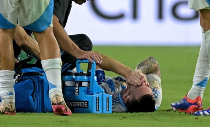 Përlotet Messi, u lëndua në finale