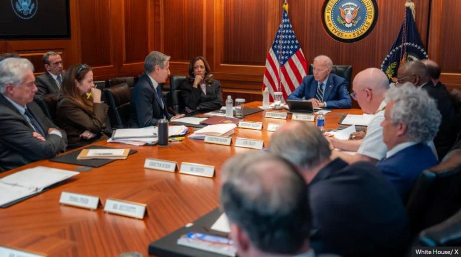 Biden takohet me ekipin e sigurisë kombëtare gjersa frika nga sulmi i Iranit ndaj Izraelit rritet