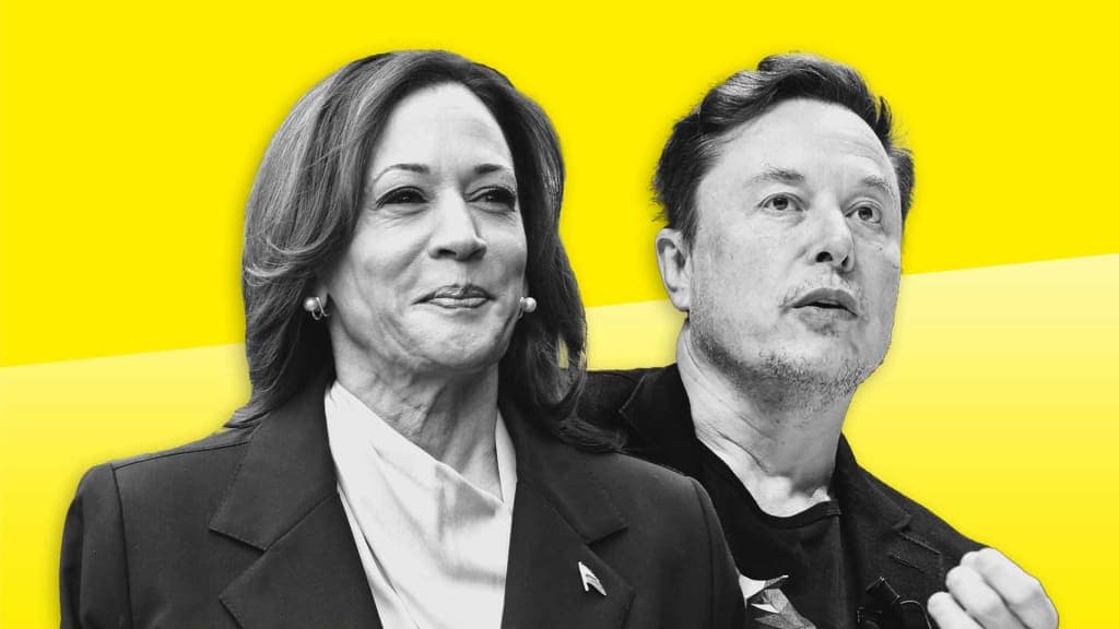 Musk e quan Harrisin komuniste