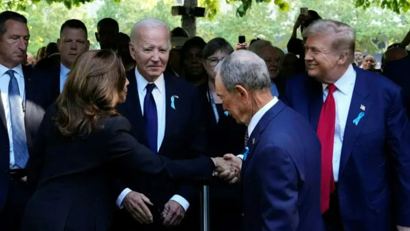 Harris dhe Trump ia japin dorën njëri-tjetrit dy herë brenda 12-orëve