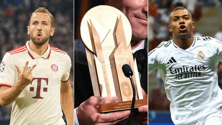 Kane dhe Mbappe ndajnë çmimin për sulmuesin më të mirë