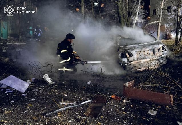Dy fëmijë mes 10 të vrarëve në sulmin me raketa ruse në Sumy, thotë Ukraina