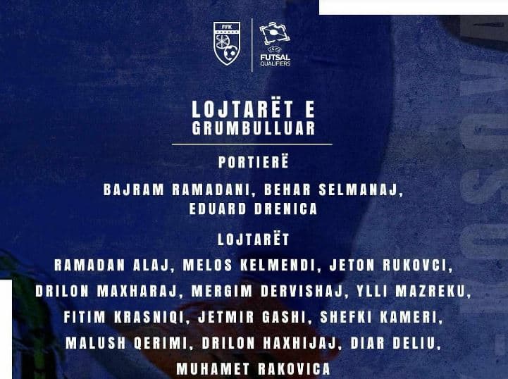 Futboll, del lista e lojtarëve të ftuar për Main Round të EURO 2026-shit
