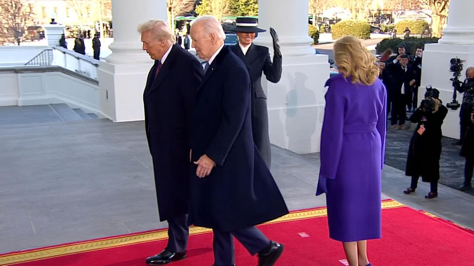 Koha për çaj në Shtëpinë e Bardhë ndërsa Bideni mirëpriti Trumpin