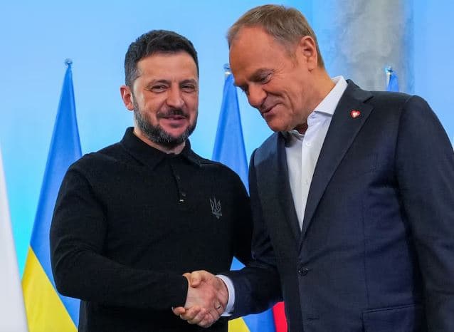 Zelensky viziton Poloninë pas përparimit në mosmarrëveshjen e Luftës së Dytë Botërore