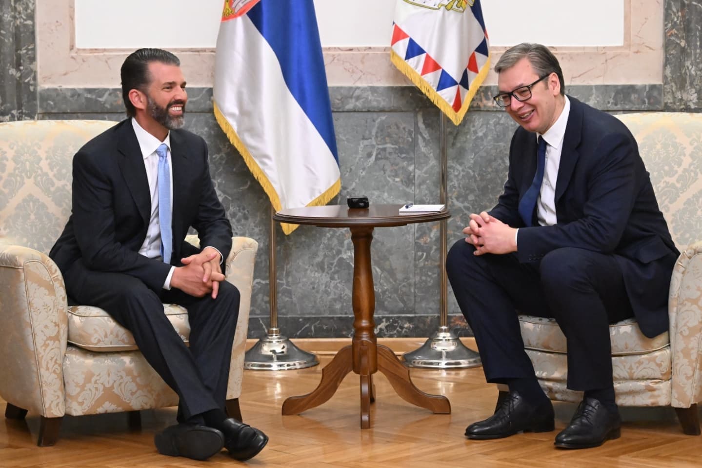 Vuçiqi takohet me djalin e Trumpit: Folëm për bashkëpunimin strategjik dhe projektet e viteve të ardhshme