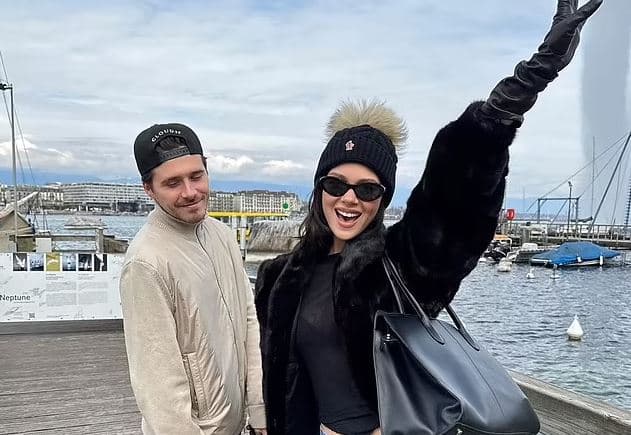 Brooklyn Beckham pozon me gruan e tij nga Gjeneva