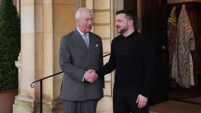 Takimi mes Mbretit Charles dhe Zelenskyt zgjati më pak se një orë