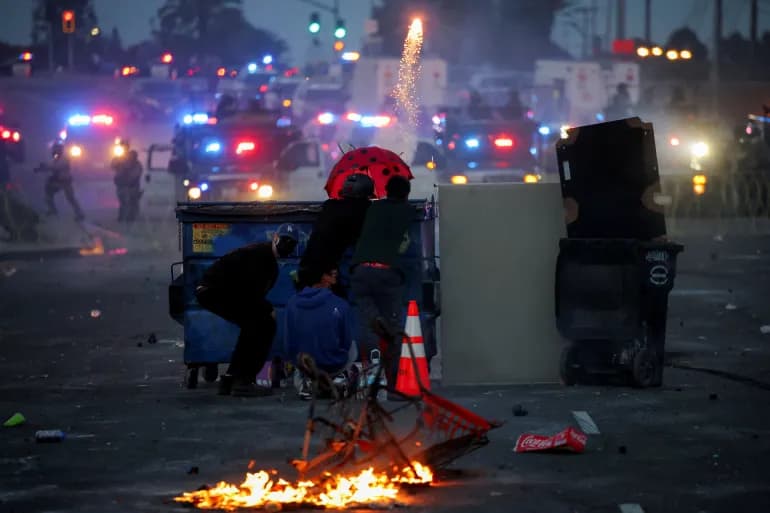 Dy mijë trupa të gardës në shtypje të kaosit, guvernatori i Californias e quan ‘’provokim’’