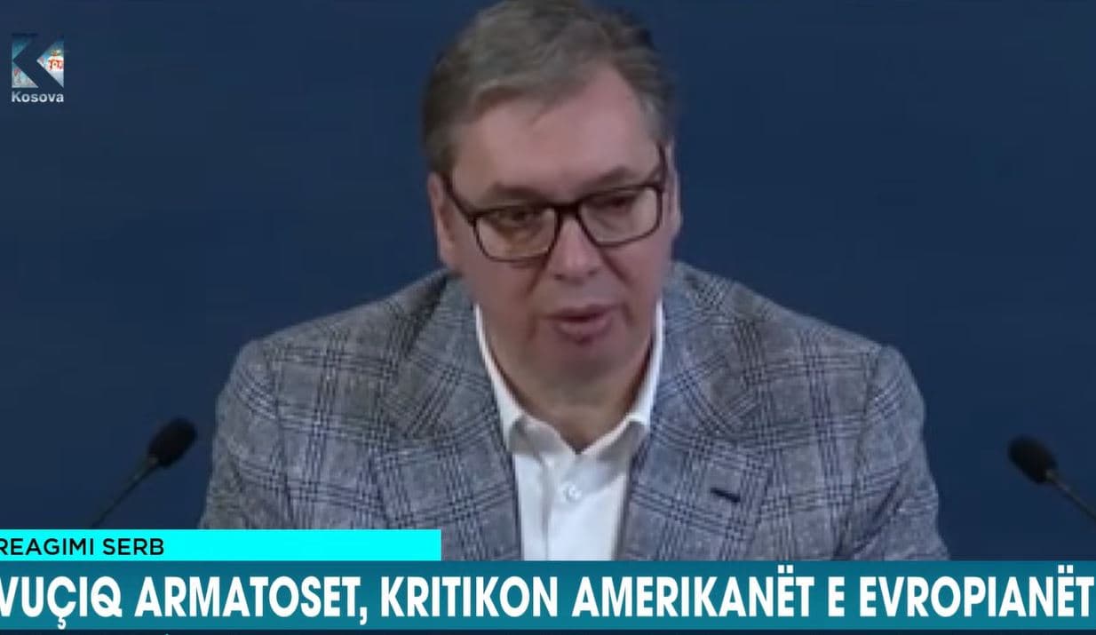 Reagimi serb - Vuçiq armatoset, kritikon amerikanët e evropianët (VIDEO)