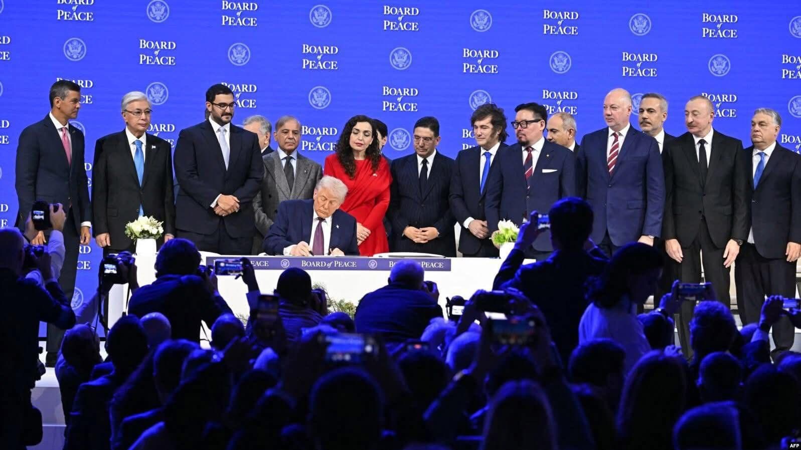 Inaugurimi i Bordit të Paqes, Osmani mbërrin në Washington