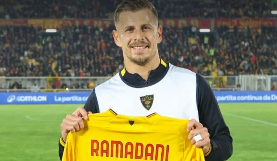Ylber Ramadani arrin 100 ndeshje me Lecce, por festa prishet nga humbja ndaj Juventusit