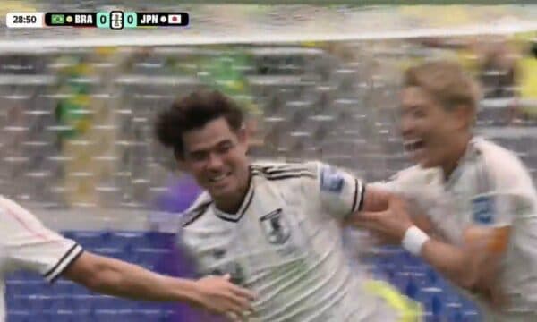 Befasohet Brazili, Japonia shënon gol