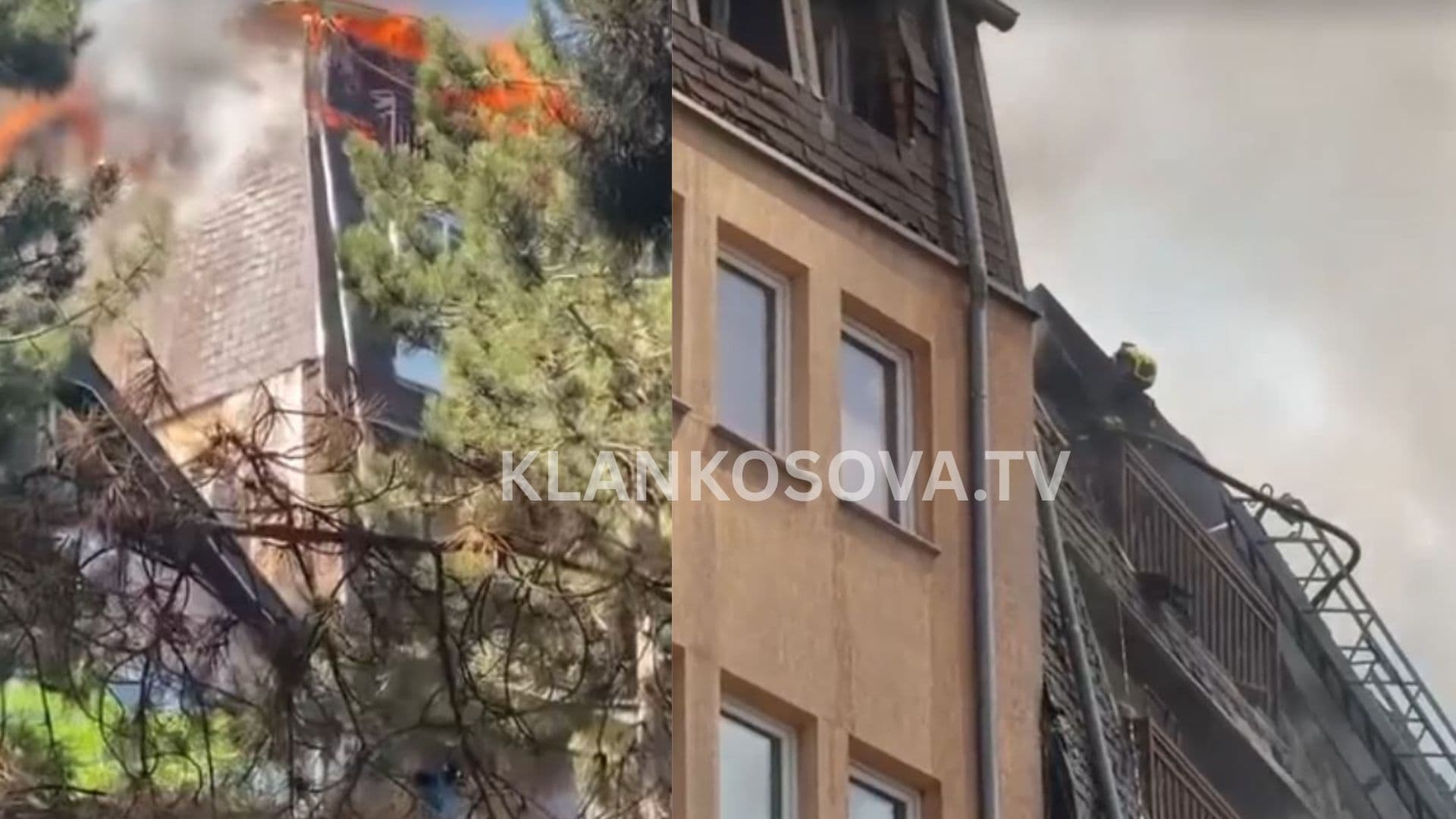 Brenda një viti, e njëjta ndërtesë te Parku i Qytetit u përfshi nga zjarri dy herë (VIDEO)
