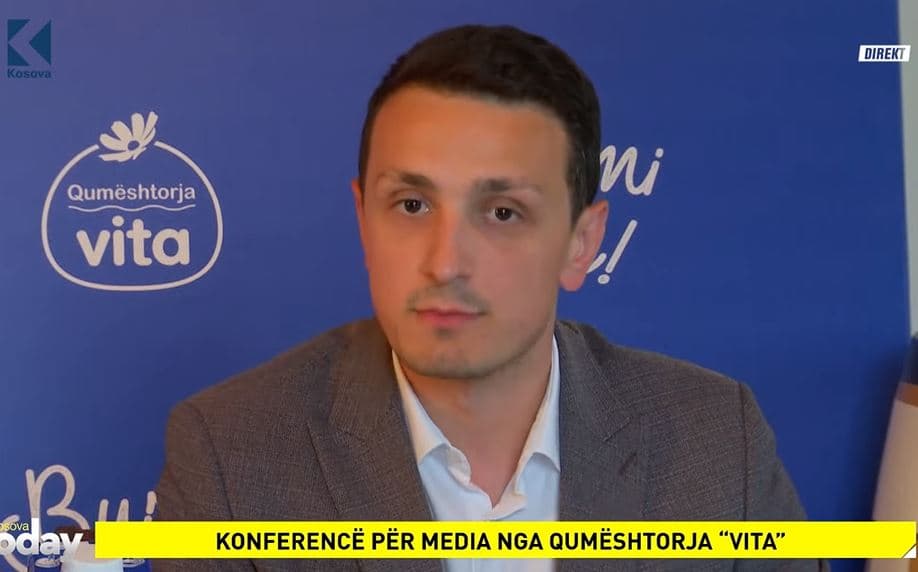 Sahatçiu: 50% e fermerëve të Kosovës e sjellin qumështin te VITA, s'kemi asgjë për të fshehur